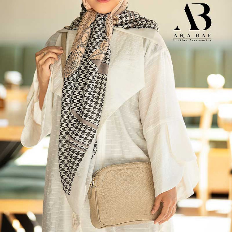 کیف زنانه چرم طبیعی مدل AB-W-3006