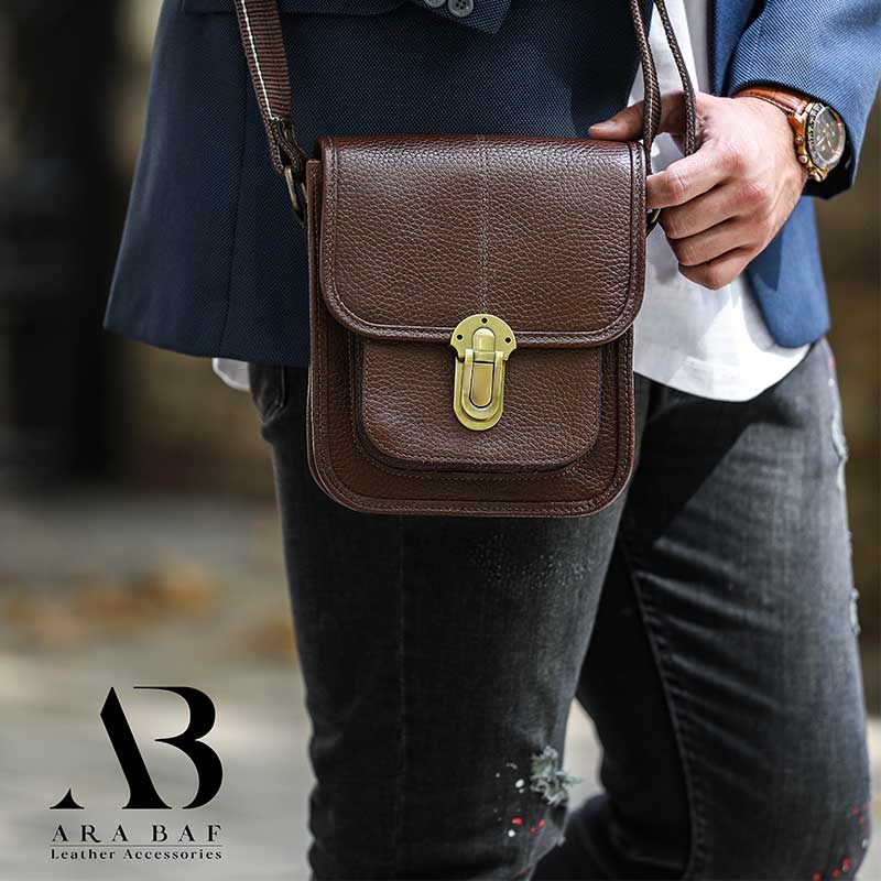 کیف دوشی قفل دار  مدل AB-M-2009